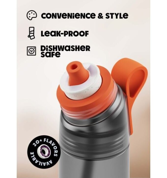 Gen 2 Flair Flaskor Charcoal Grey