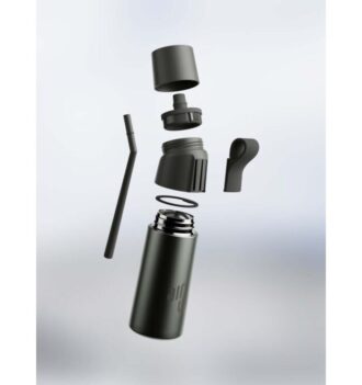 Gen 2 Steel Flaskor Dusky Obsidian