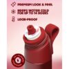 Gen 2 Steel Flaskor Rich Ruby Gen 2 Steel Flaskor Rich Ruby