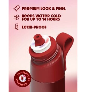 Gen 2 Steel Flaskor Rich Ruby